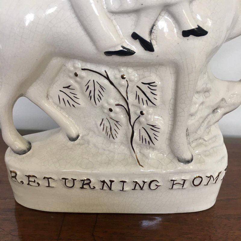 Pair of Antique Staffordshire Flat Back Figures - Image 9